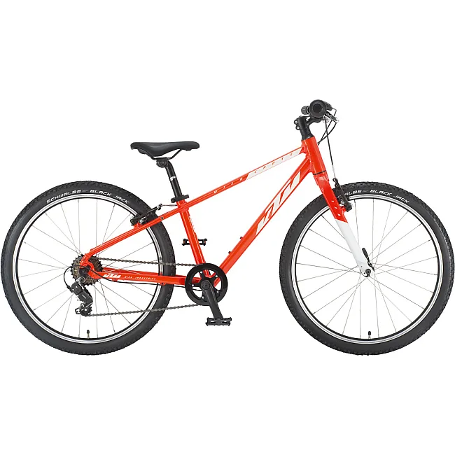 Велосипед для детей KTM WILD CROSS 24" рама 35, оранжевый (белый), 2022