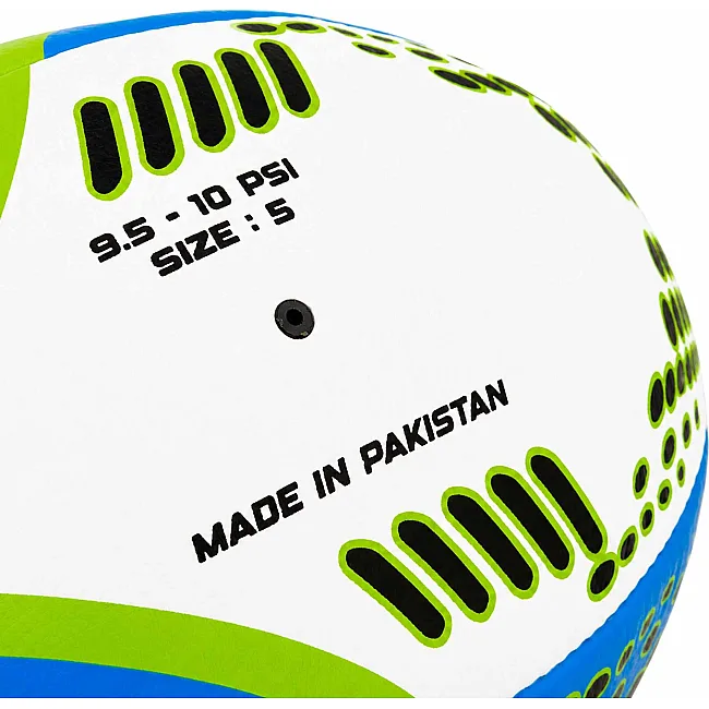 Регбийный мяч SOCCER STAR R-5341-5 (Белый-синий-салатовый)