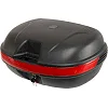Центральный кофр задний для мотоцикла пластиковый Top Case JUHAO M-999 1шт 43x39x28см (Черный-красный)