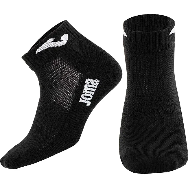 Спортивные носки унисекс короткие JOMA SPORT 400027-P01 размер 35-46 (Черный)