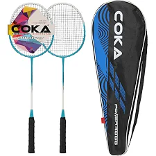 Ракетки для бадминтона в чехле COKA 4000 (Разные цвета)