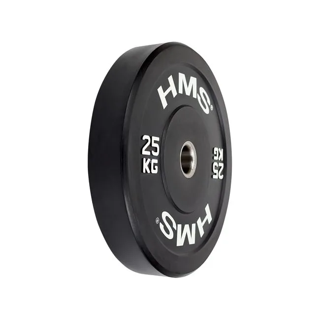 Диск олимпийский HMS BBR25 25 кг черный