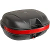 Центральный кофр задний для мотоцикла пластиковый Top Case JUHAO M-999 1шт 43x39x28см (Черный-красный)