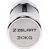 Гантель професійна сталева хромована ZELART TA-7048-30 (Хром)