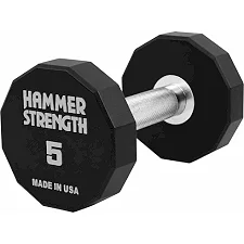 Гантель профессиональная с полиуретановым покрытием HAMMER STRENGHT TA-9215-5 (Черный)