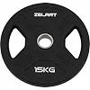 Млинці диски TPU 2 Handle металева втулка ZELART TA-6995-15 (Чорний)
