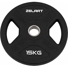 Млинці диски TPU 2 Handle металева втулка ZELART TA-6995-15 (Чорний)