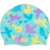 Шапочка для бассейна силиконовая для взрослых MADWAVE Birds M057431 (Голубой)