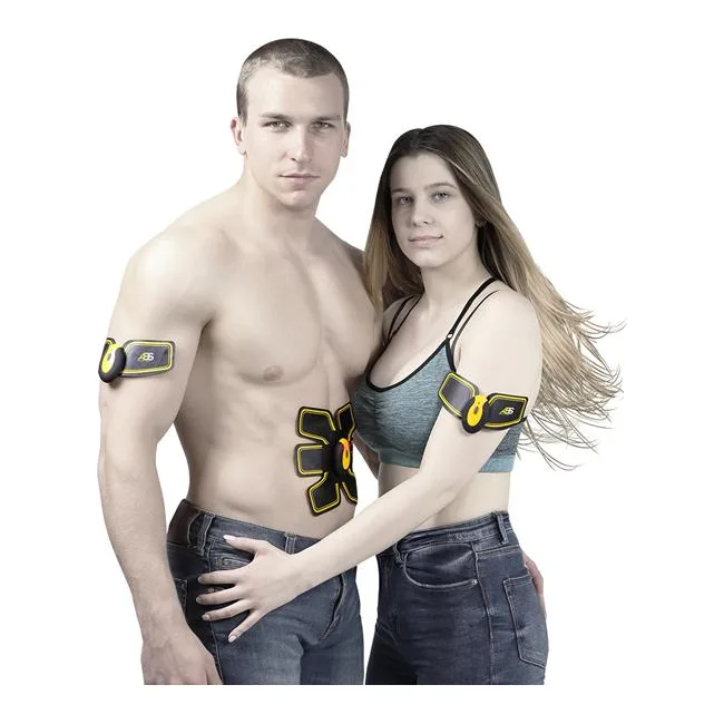 Электростимулятор мышц живота HMS ABS Master Pro – черно-желтый 