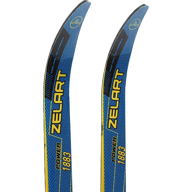 Распродажа! Беговые лыжи детские ZELART SK-0881-90B (Синий-желтый-черный)