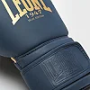 Боксерские перчатки Leone GN059B Blue Edition (капу в комплекте)