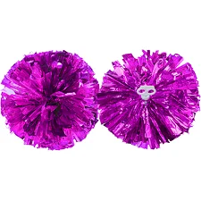 Помпони кулясті Кулі круглі блискучі SP-SPORT Pom-Poms CH-0352 1шт (Рожевий)