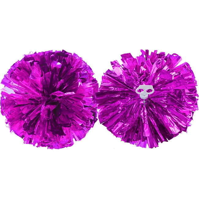 Помпони кулясті Кулі круглі блискучі SP-SPORT Pom-Poms CH-0352 1шт (Рожевий)