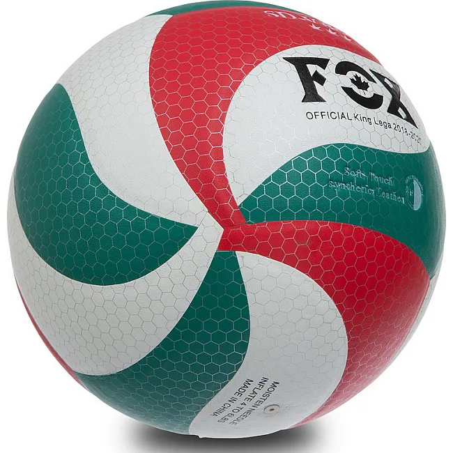 Волейбольный мяч
 FOX SD-V8000 №5 PU (Белый-зеленый-красный)