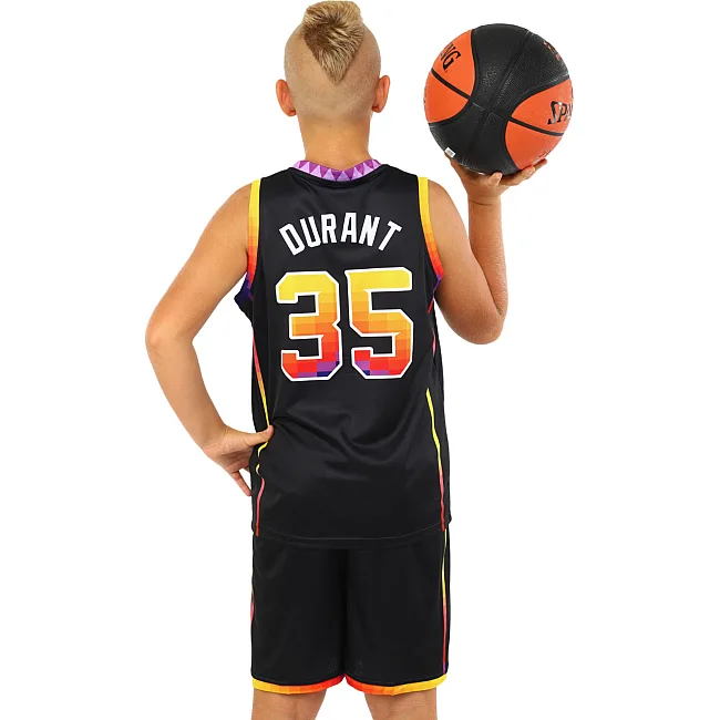 Форма баскетбольная детская NBA клуб Phoenix Suns 35 BA-3836 (Синий-красный-оранжевый)