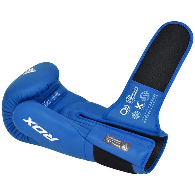 Боксерские перчатки RDX AS1 BLUE (капа в комплекте)