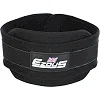 Пояс атлетический для отягощения текстильный с цепью и карабином EZOUS DIP BELT SOFT STRAP N-03 спинка-16см