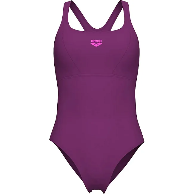 Купальник закрытый для женщин Arena SOLID SWIMSUIT CONTROL PRO BAC фиолетовый