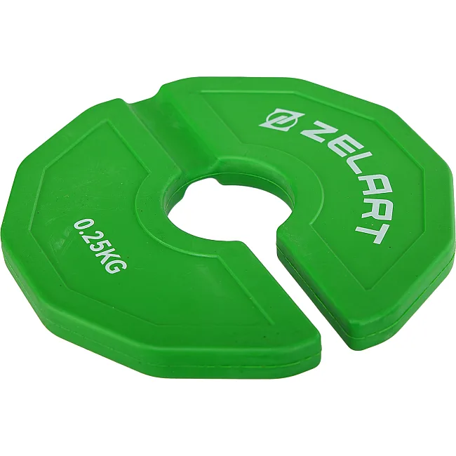 Блины диски сменные резиновые Rubber Change Plates ZELART
 TA-1692-0_25 0,25кг