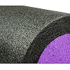 Массажный ролик (роллер) гладкий PowerPlay 4021 Fitness Roller Черно-фиолетовый (30x15см.)