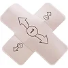 Кинезио тейп преднарезанный для направленного обезболивания KT TAPE PRO X Kinesio tape XSTRIP 15шт