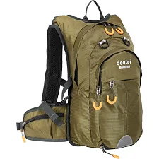 Велорюкзак спортивный с жесткой спинкой DEUTER 803 10л (Оливковый)
