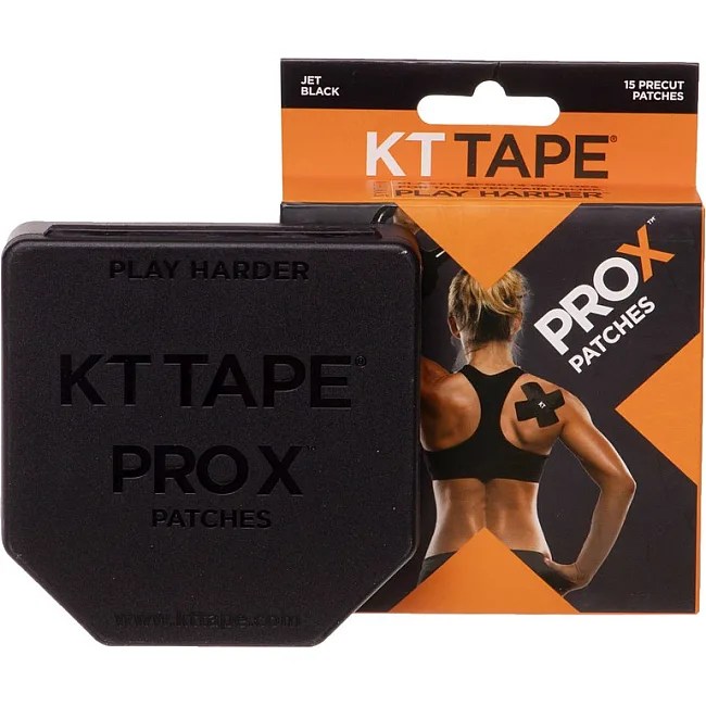 Кинезио тейп преднарезанный для направленного обезболивания KT TAPE PRO X Kinesio tape XSTRIP 15шт