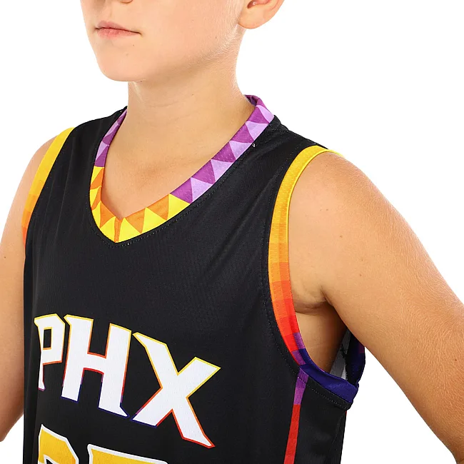 Форма баскетбольная детская NBA клуб Phoenix Suns 35 BA-3836 (Синий-красный-оранжевый)