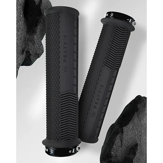Грипсы Peaty's Monarch Grip Knurl, Thin 30>32mm, Race Control, Black
