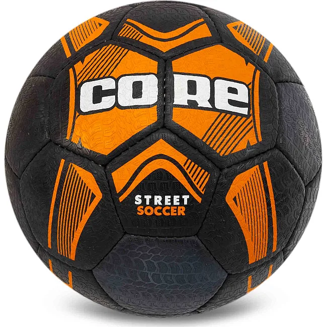 Футбольный мяч для улицы CORE STREET SOCCER №5 FB-7942 (Черный-зеленый)