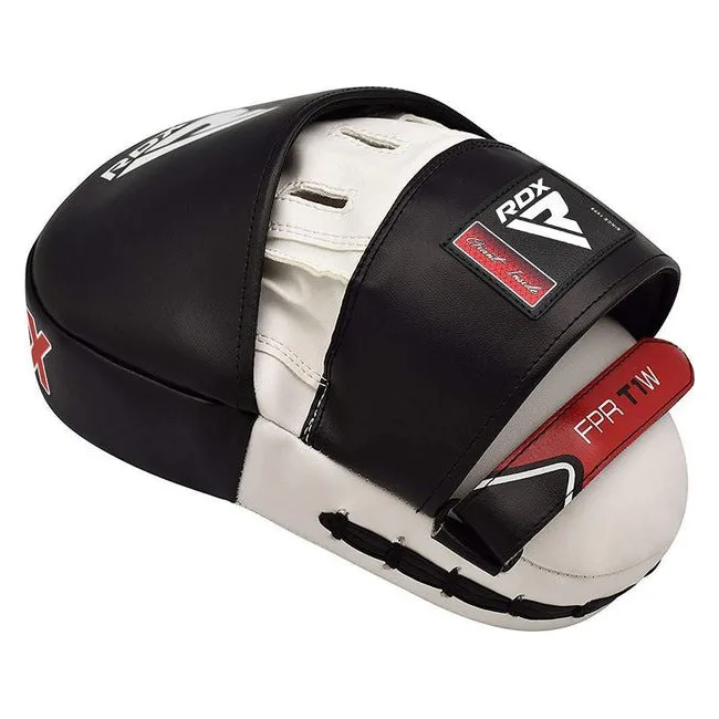 Лапы боксерские RDX T1 Curved White/Black