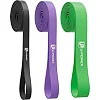 Резиновые петли для тренировок U-POWEX UP_1073 набор 3шт. Black/Purple/Green (9-57kg)