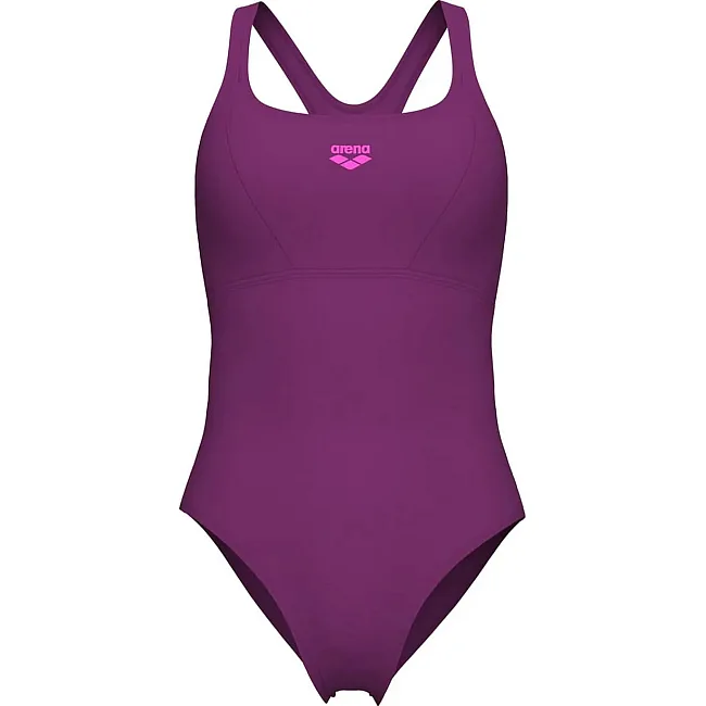 Купальник закрытый для женщин Arena SOLID SWIMSUIT CONTROL PRO BAC фиолетовый