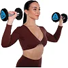 Гантели профессиональные
 с полиуретановым покрытием LiveUp LP8003-2 2шт по 2кг