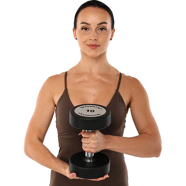 Гантель профессиональная
 с полиуретановым покрытием TECHNOGYM TG-1834-10 1шт 10кг