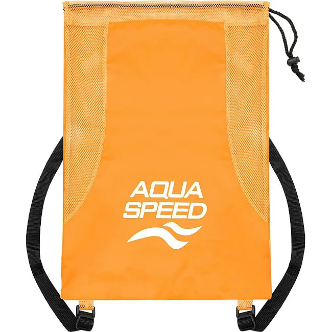Сумка сетчатая Aqua Speed MESH BACK PACK 61162 оранжевый, черный 51x36 см
