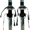 Распродажа! Беговые лыжи детские ZELART SK-0881-90B (Синий-желтый-черный)