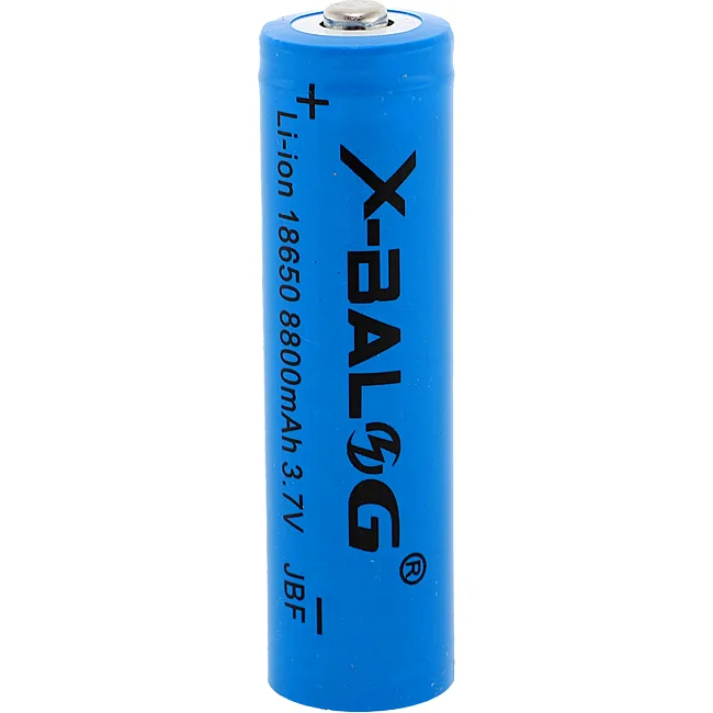Аккумуляторная батарея 18650 X-BALOG 18650-B 3.7V, 4.2V 9.6wh 8800 mah 1шт