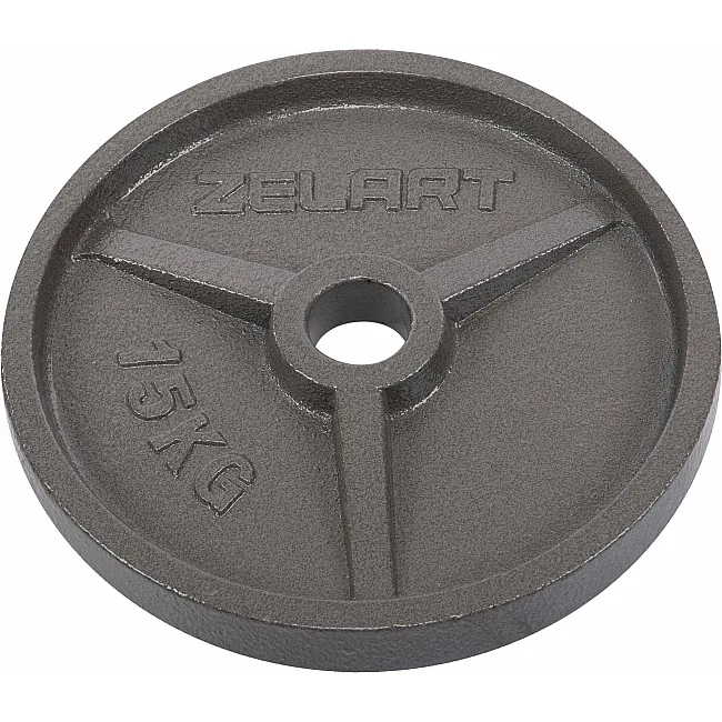 Блины диски стальные окрашенные ZELART
 TA-7792-15 52мм 15кг