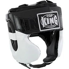 Шлем для бокса в мексиканском стиле TOP KING BO-9794-L (Черный-белый)
