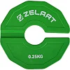 Блины диски сменные резиновые Rubber Change Plates ZELART TA-1692-0_25 0,25кг