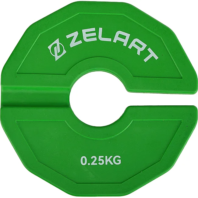 Блины диски сменные резиновые Rubber Change Plates ZELART
 TA-1692-0_25 0,25кг