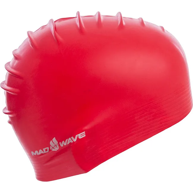 Шапочка для бассейна
 латексная для взрослых MADWAVE
 SOLID M056501 (Серебряный)