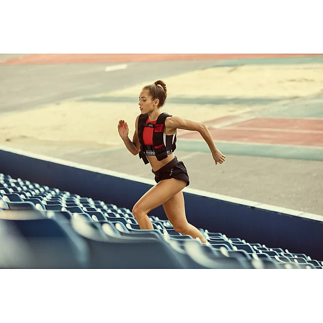 Утяжелитель жилет REEBOK Strength Series Weight Vest черный, красный 3 кг