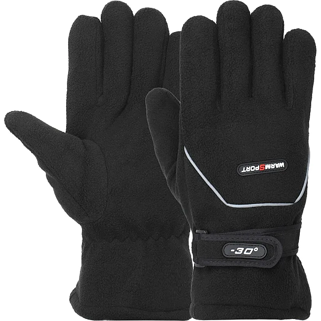 Спортивные теплые перчатки на меху
 SP-SPORT

 BC-8560 (Черный)