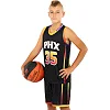 Форма баскетбольная детская NBA клуб Phoenix Suns 35 BA-3836 (Синий-красный-оранжевый)