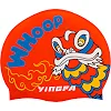 Детская шапочка для плавания YINGFA K0012 (Красный-синий)