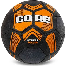 Футбольный мяч для улицы CORE STREET SOCCER №5 FB-7942 (Черный-оранжевый)
