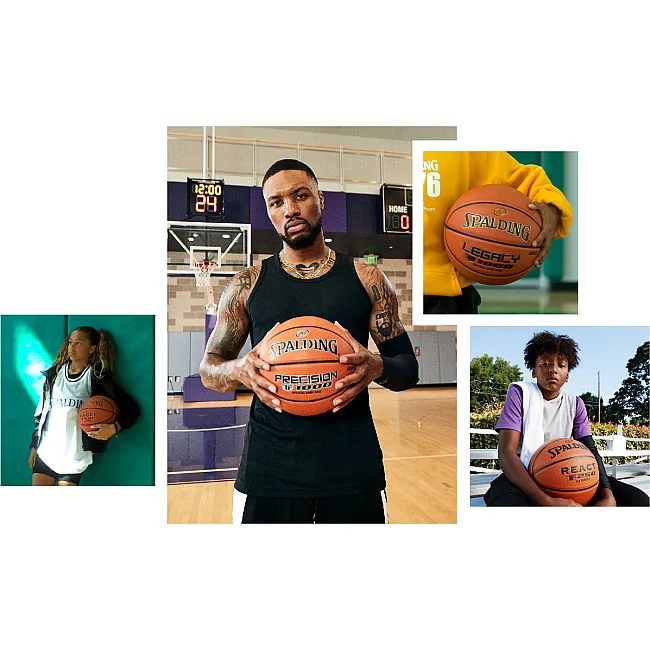 Мяч баскетбольный Spalding Slam Dunk черный 7