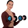 Гантели профессиональные
 с полиуретановым покрытием LiveUp LP8003-2 2шт по 2кг